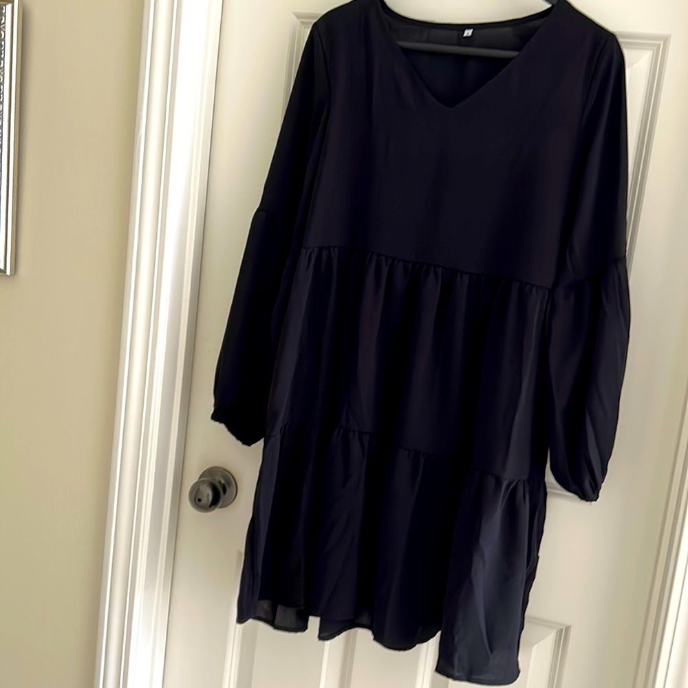 Cute black dress! Small. Amoretu women’s summer tunic is the listing on Amazon.